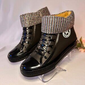 Black, Waterproof Sneakers NWOT